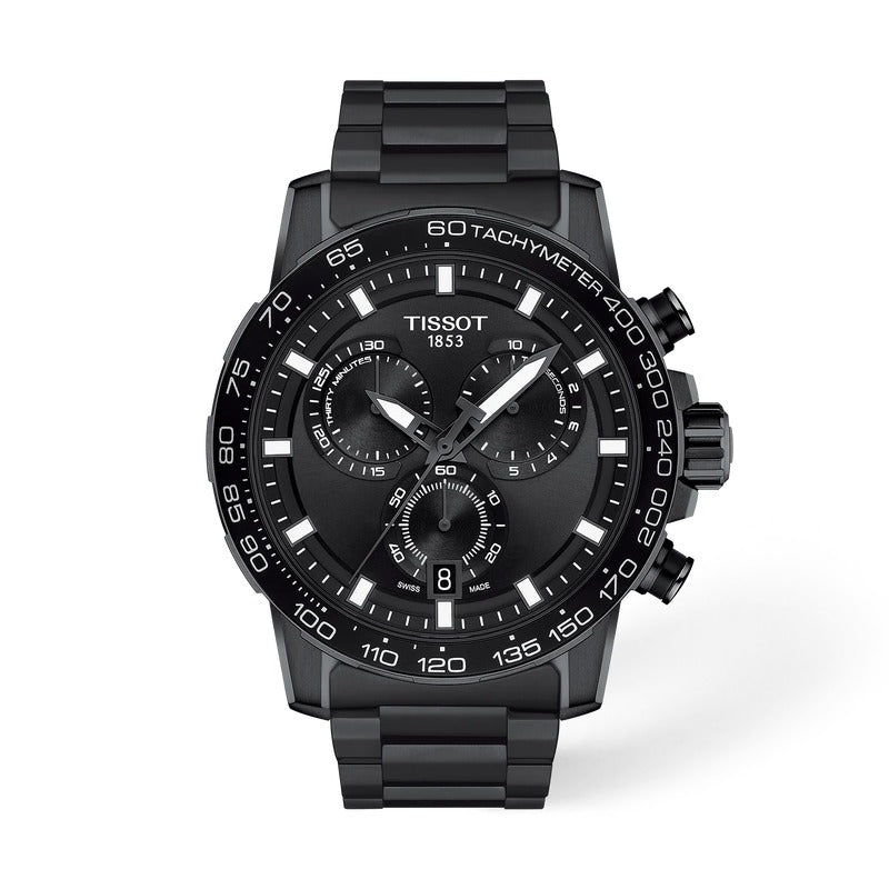 T125.617.33.051.00 Reloj Tissot Supersport de hombre correa de metal - Acero Inoxidable Negro