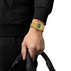 T137.463.33.020.00 Reloj Tissot PRX de hombre correa de metal digital - Acero Inoxidable Dorado