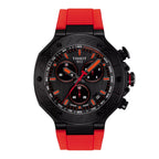T141.417.37.061.01 Reloj Tissot T-Race de hombre correa de silicona - Resina Rojo