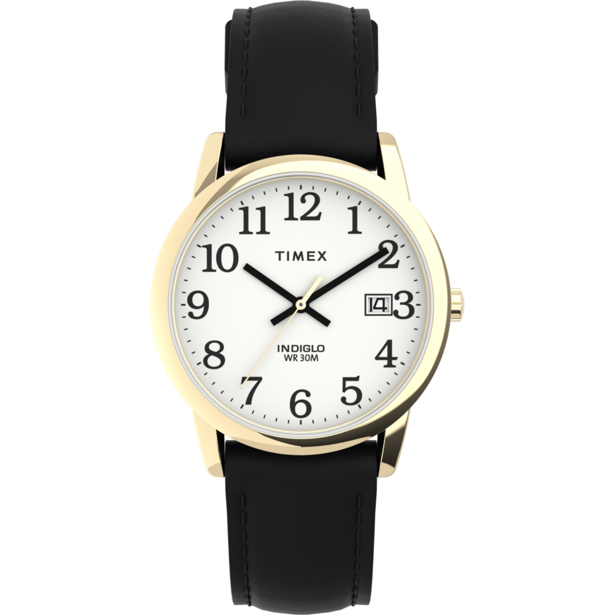 T2H291 Reloj Timex Easy Reader para Caballero correa de piel 35 mm - Cuero Negro