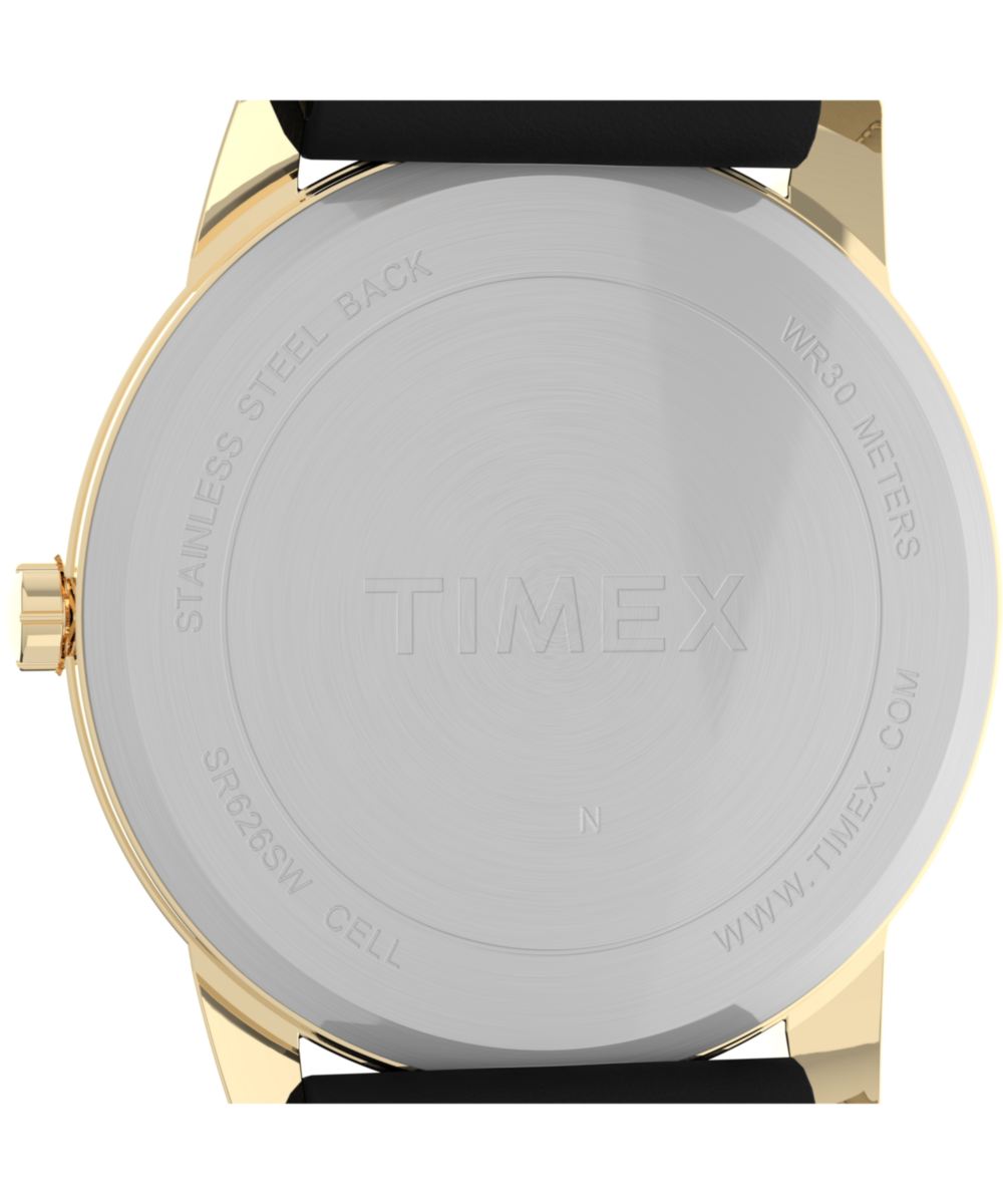 T2H291 Reloj Timex Easy Reader para Caballero correa de piel 35 mm - Cuero Negro