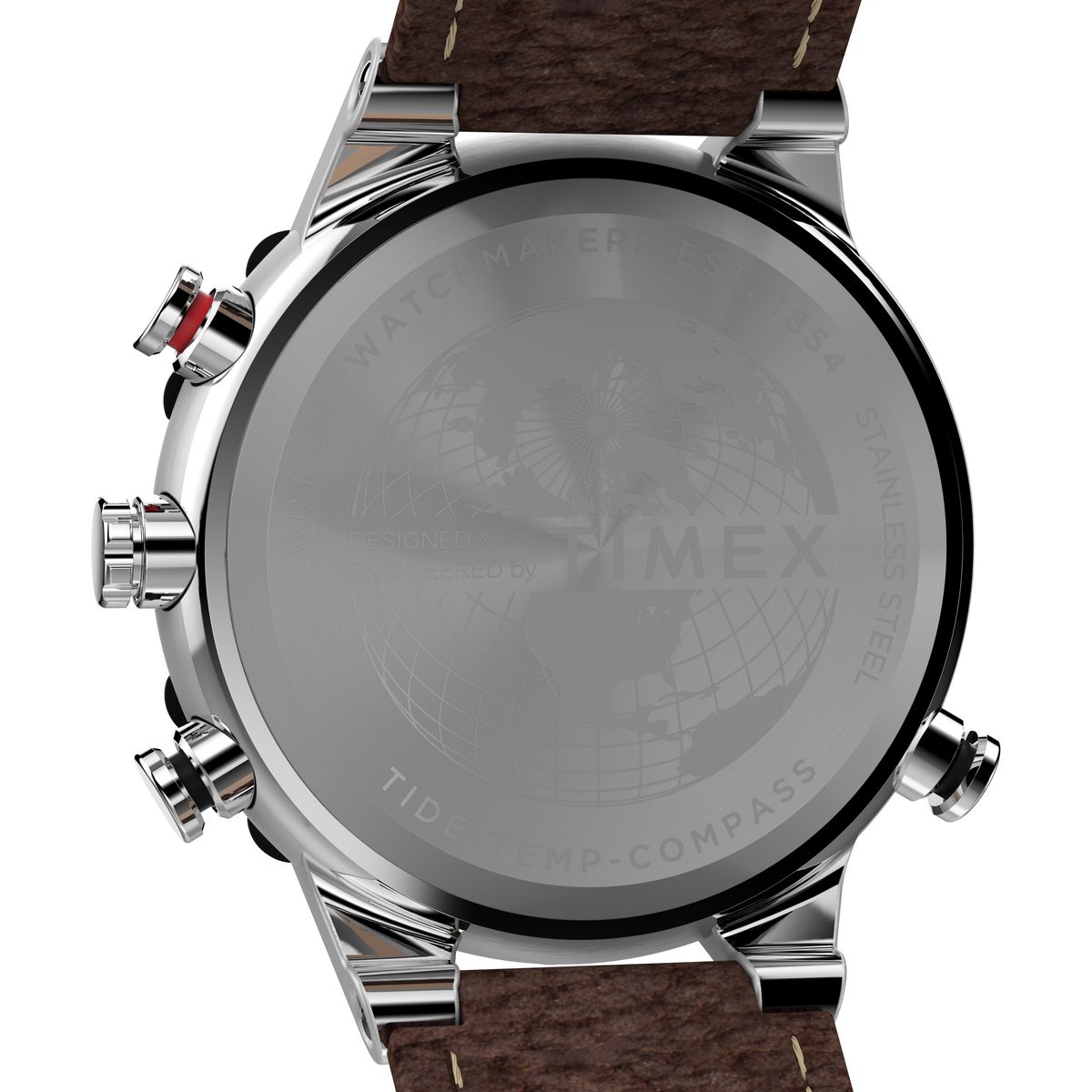 T2N721 Reloj Timex Intelligent de hombre correa de cuero - Cuero Marrón