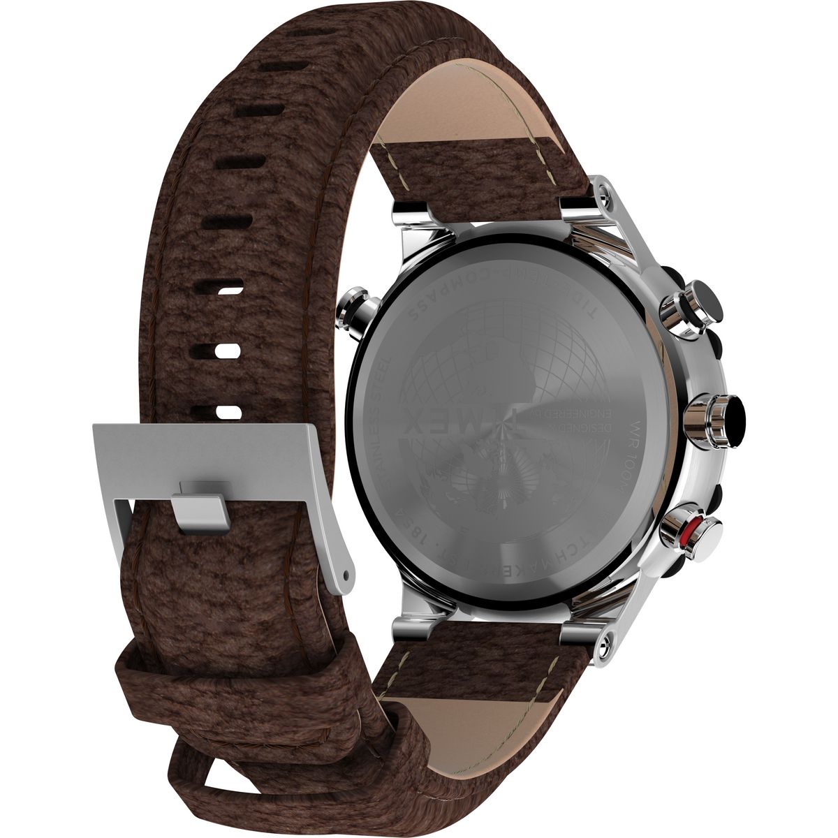 T2N721 Reloj Timex Intelligent de hombre correa de cuero - Cuero Marrón