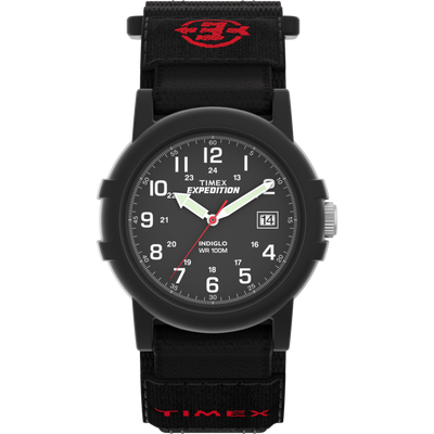 T40011 Reloj Timex Expedition Camper para Caballero Pulsera de Tela negra Análogo 38 mm