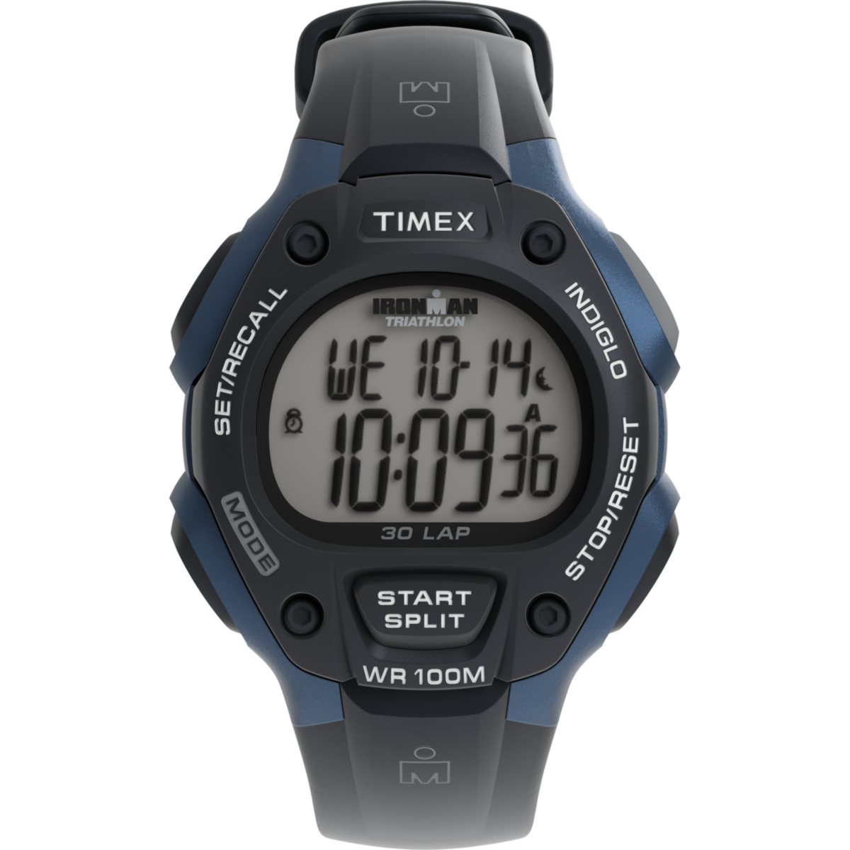 T5H591 Reloj Timex Ironman Hombre Correa Resina Negro