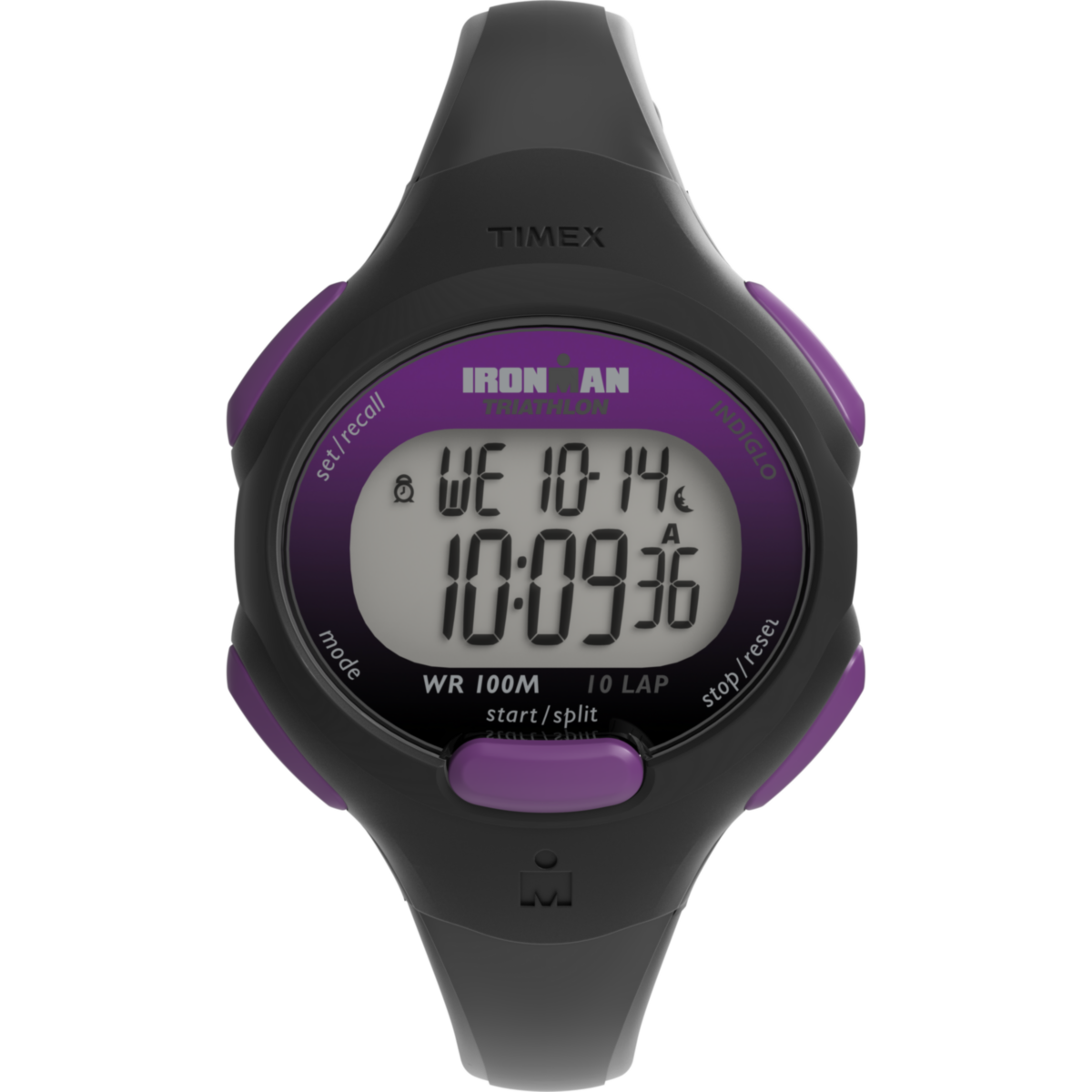 T5K523 Reloj Timex Ironman Mujer Resina Negro Morado