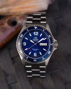 TAA02002D Reloj Orient Kamasu Hombre Correa Acero Azul