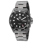 TAA02003B Reloj Orient Ray Raven Hombre Pulsera Acero Negro