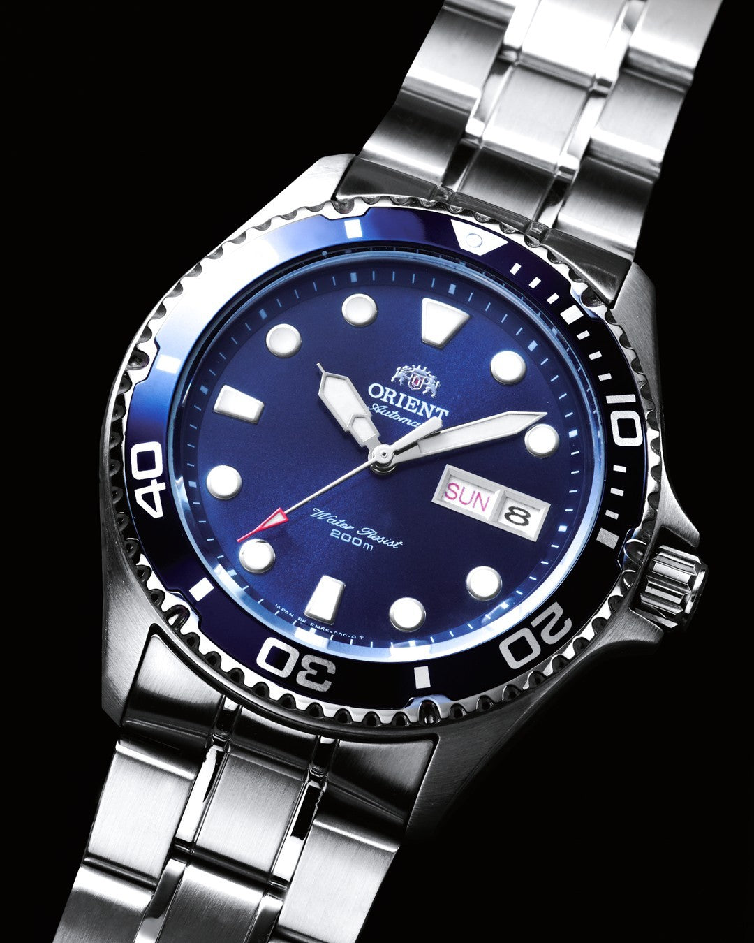 TAA02005D Reloj Orient Automatic Diver Hombre Acero Azul