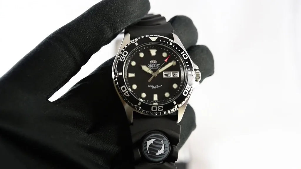 TAA02007B Reloj Orient Diver Automático Hombre Caucho Negro