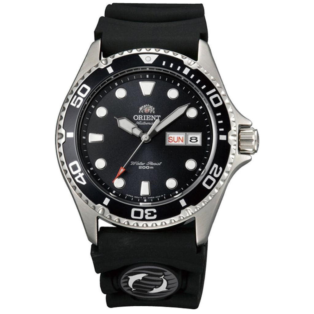 TAA02007B Reloj Orient Diver Automático Hombre Caucho Negro