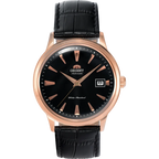 TAC00001B Reloj Orient Bambino Hombre Oro Rosa Piel Negra