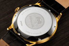 TAC00007W Reloj Orient Bambino Hombre Correa Cuero Dorado