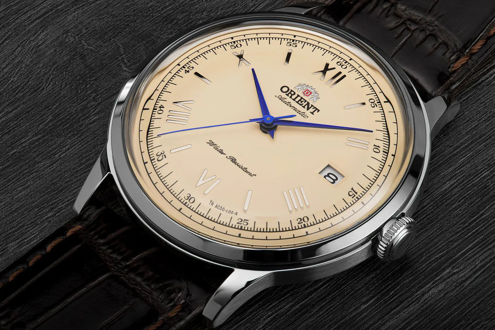 TAC00009N Orient Bambino de hombre correa de piel - Cuero Marrón