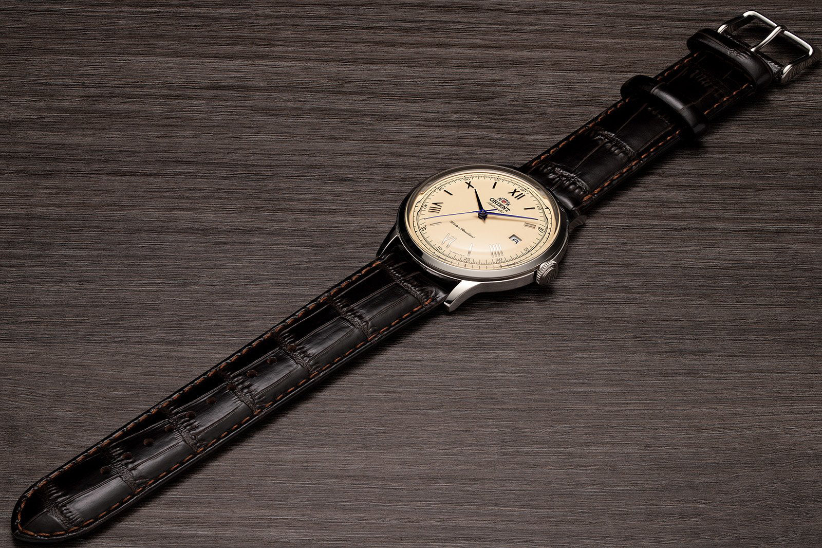 TAC00009N Orient Bambino de hombre correa de piel - Cuero Marrón