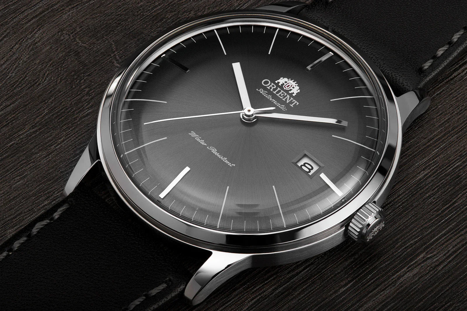 TAC0000CA Reloj Orient Bambino Hombre Cuero Negro Esfera