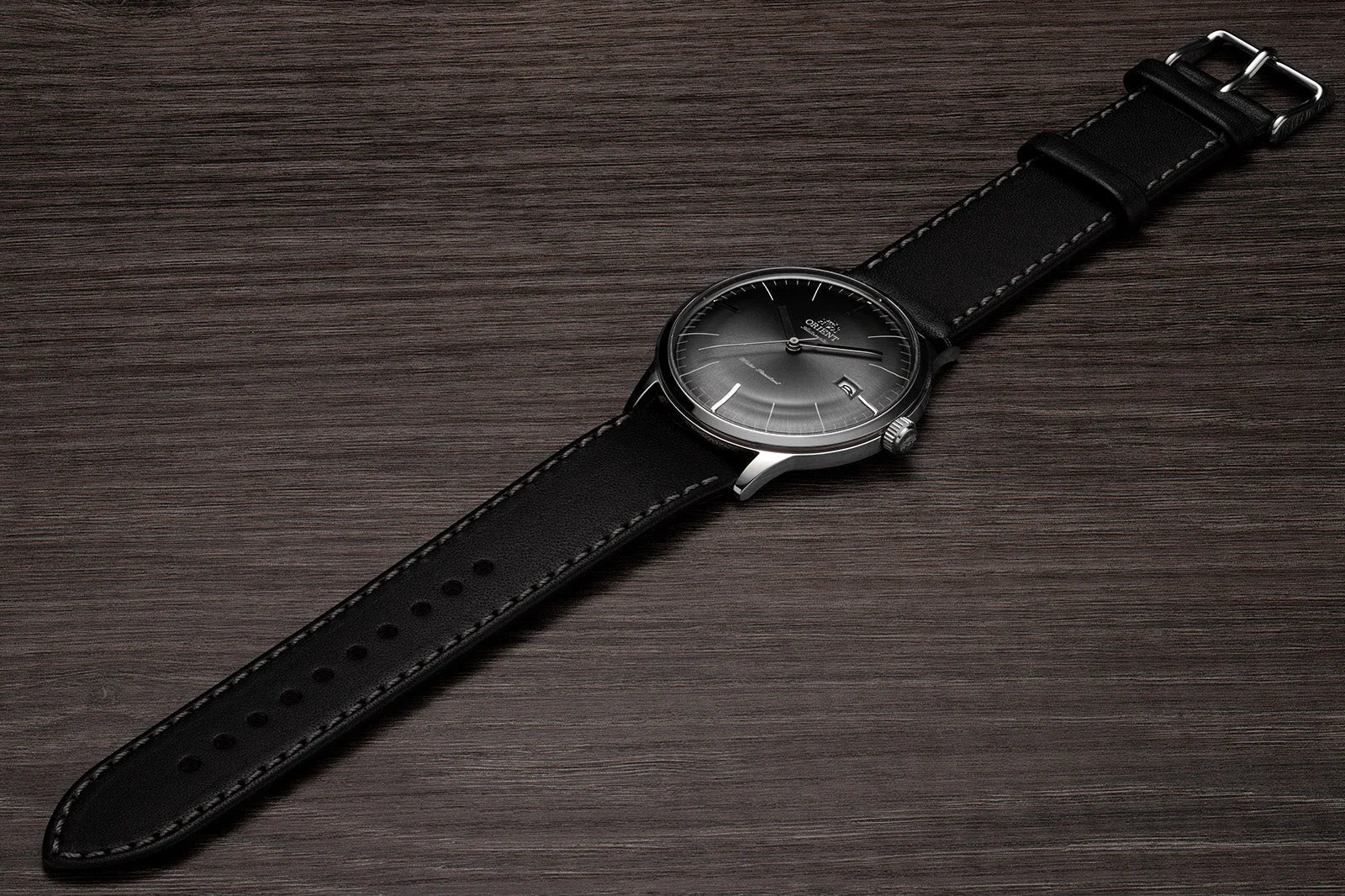 TAC0000CA Reloj Orient Bambino Hombre Cuero Negro Esfera