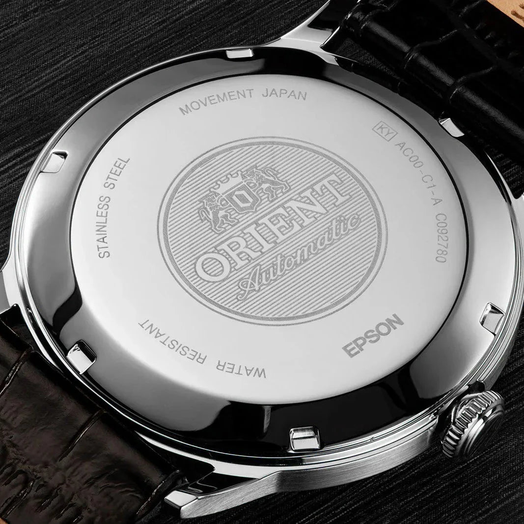 TAC0000DB Reloj Orient Bambino de caballero pulsera de piel