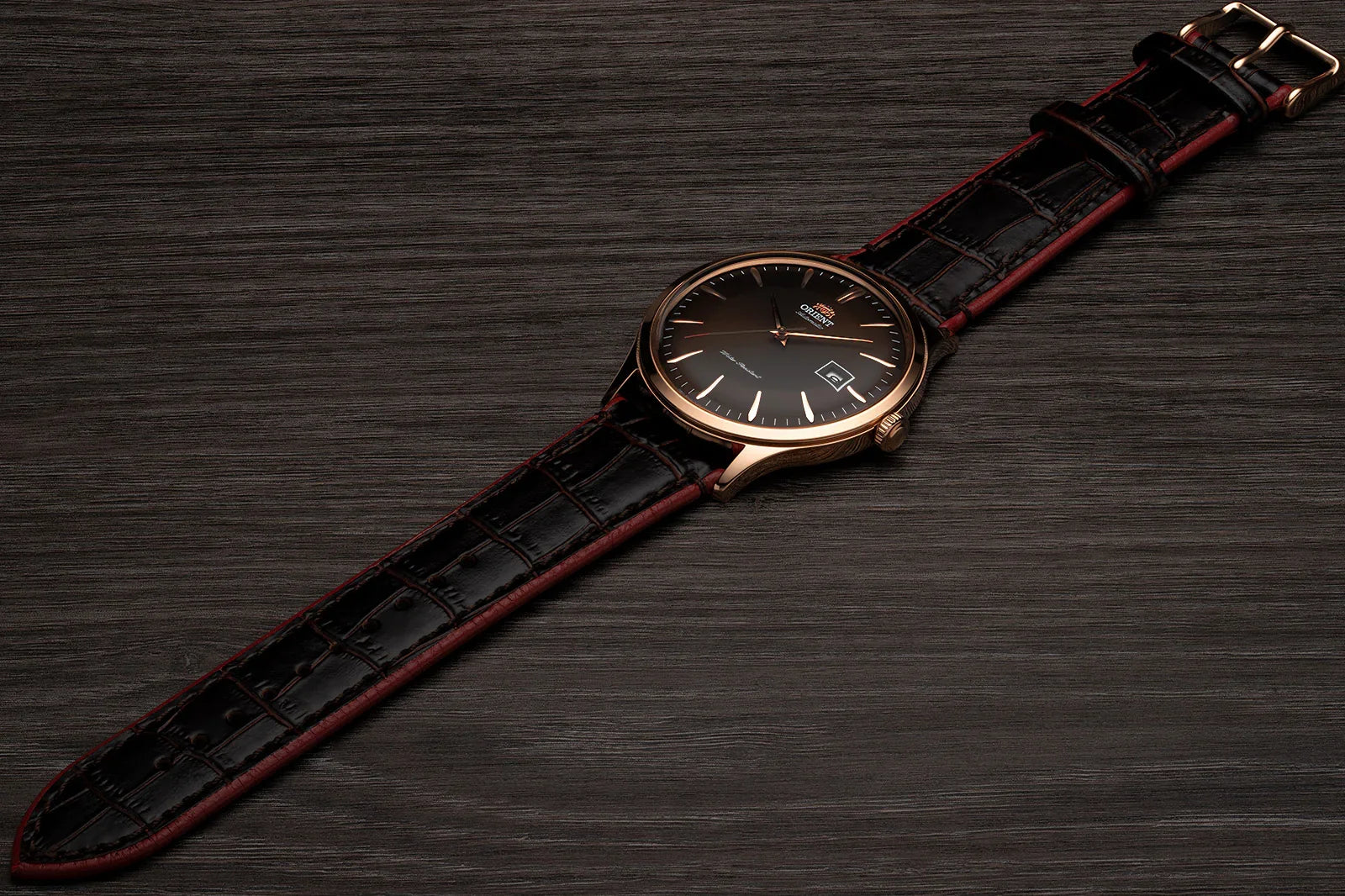 TAC08001T Orient Bambino de hombre pulsera de piel
