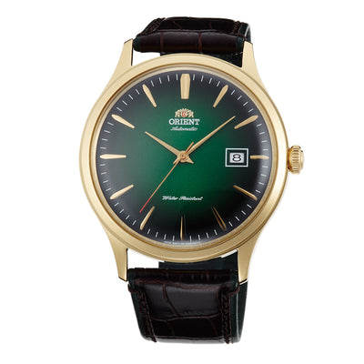 TAC08002F Orient Bambino de hombre pulsera de piel marrón