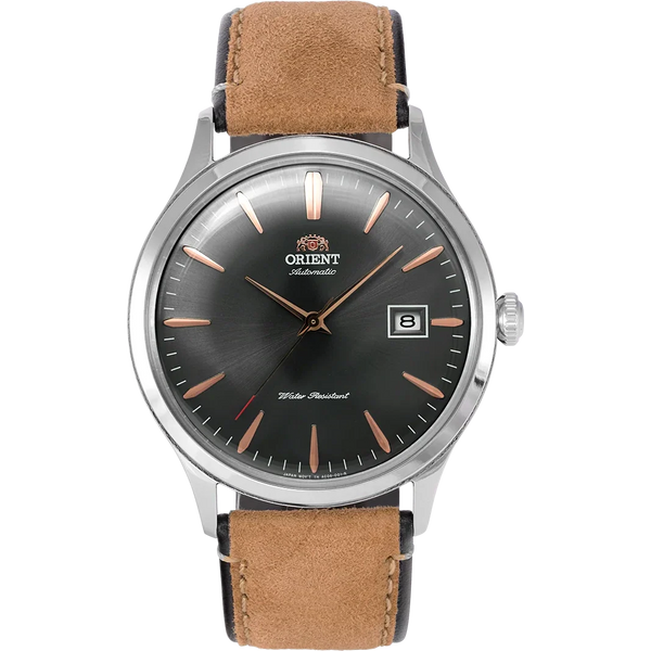 TAC08003A Reloj Orient Bambino Hombre Correa Cuero Gris