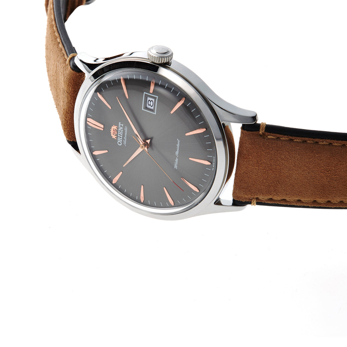 TAC08003A Reloj Orient Bambino Hombre Correa Cuero Gris