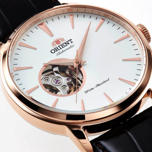 TAG02002W Reloj Orient Contemporary Hombre Cuero Negro Oro