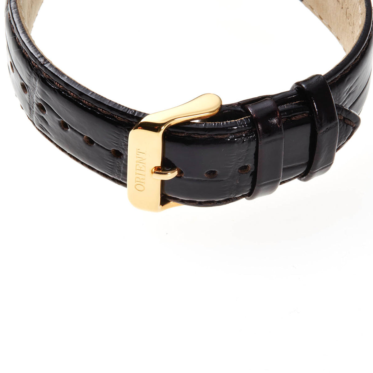 TAG02003W Reloj Orient Open Heart Hombre Correa Cuero Negro