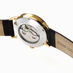 TAG02003W Reloj Orient Open Heart Hombre Correa Cuero Negro