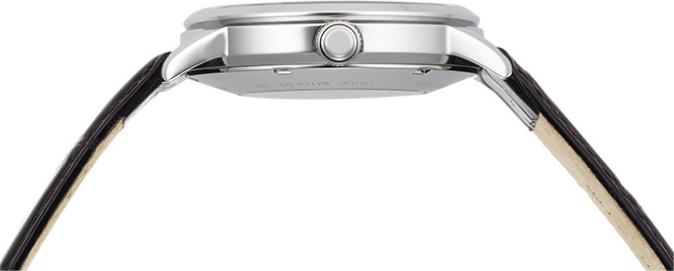 TAG02004B Reloj Orient Esteem Automático Open Heart Hombre Cuero