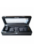 TC-004 Caja de relojes para almacenamiento de madera 6 espacios
