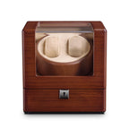TC-009 Caja Rotatoria de dos relojes Tancy de madera