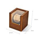 TC-010-DE Caja Giratoria Tancy para 1 Reloj Madera Oscura