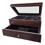 Caja de Almacenamiento Tancy TC-005 para 10 Relojes - Negro