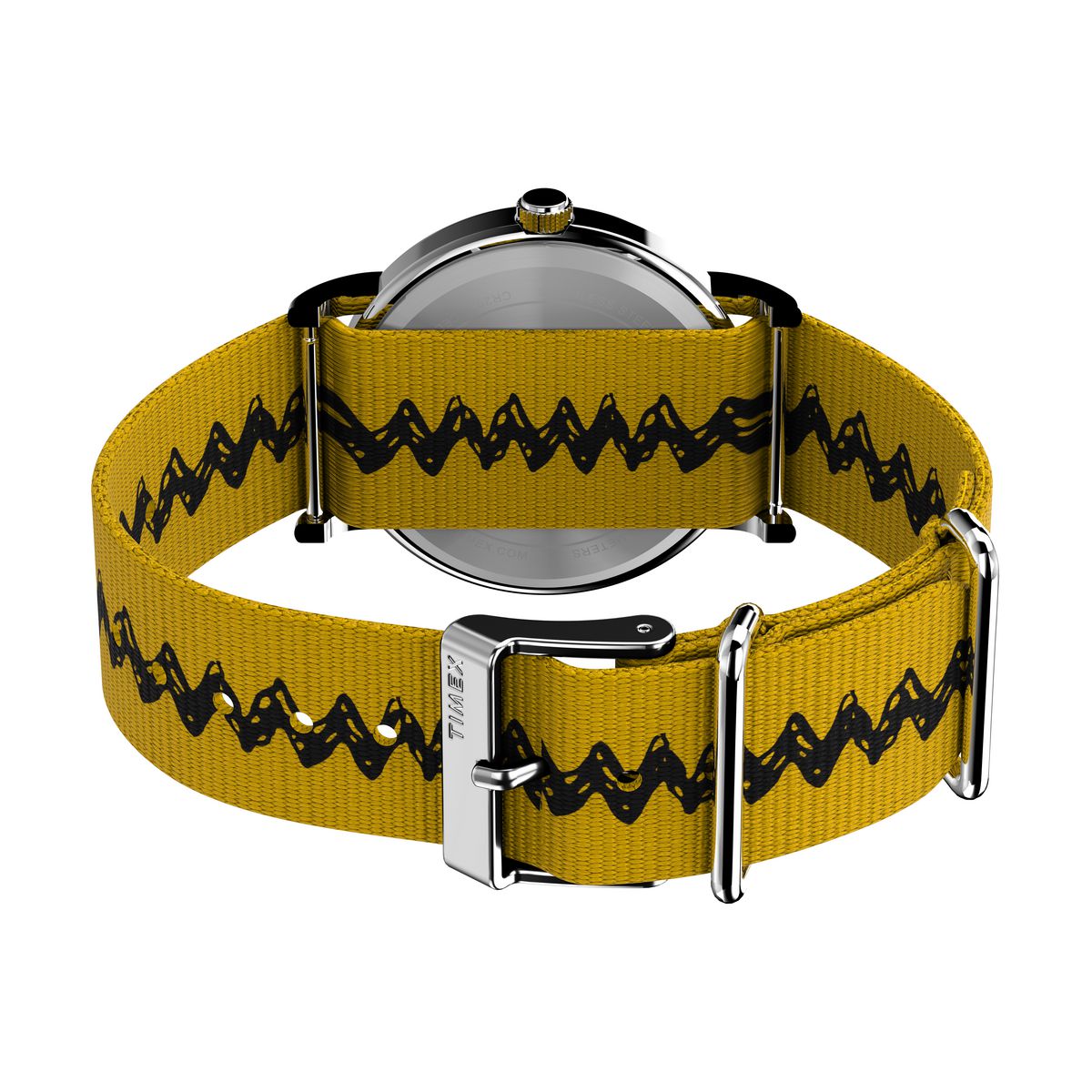 TW2R41100 Timex Reloj Unisex Charlie Brown Peanuts Snoopy - Tela Bicolor