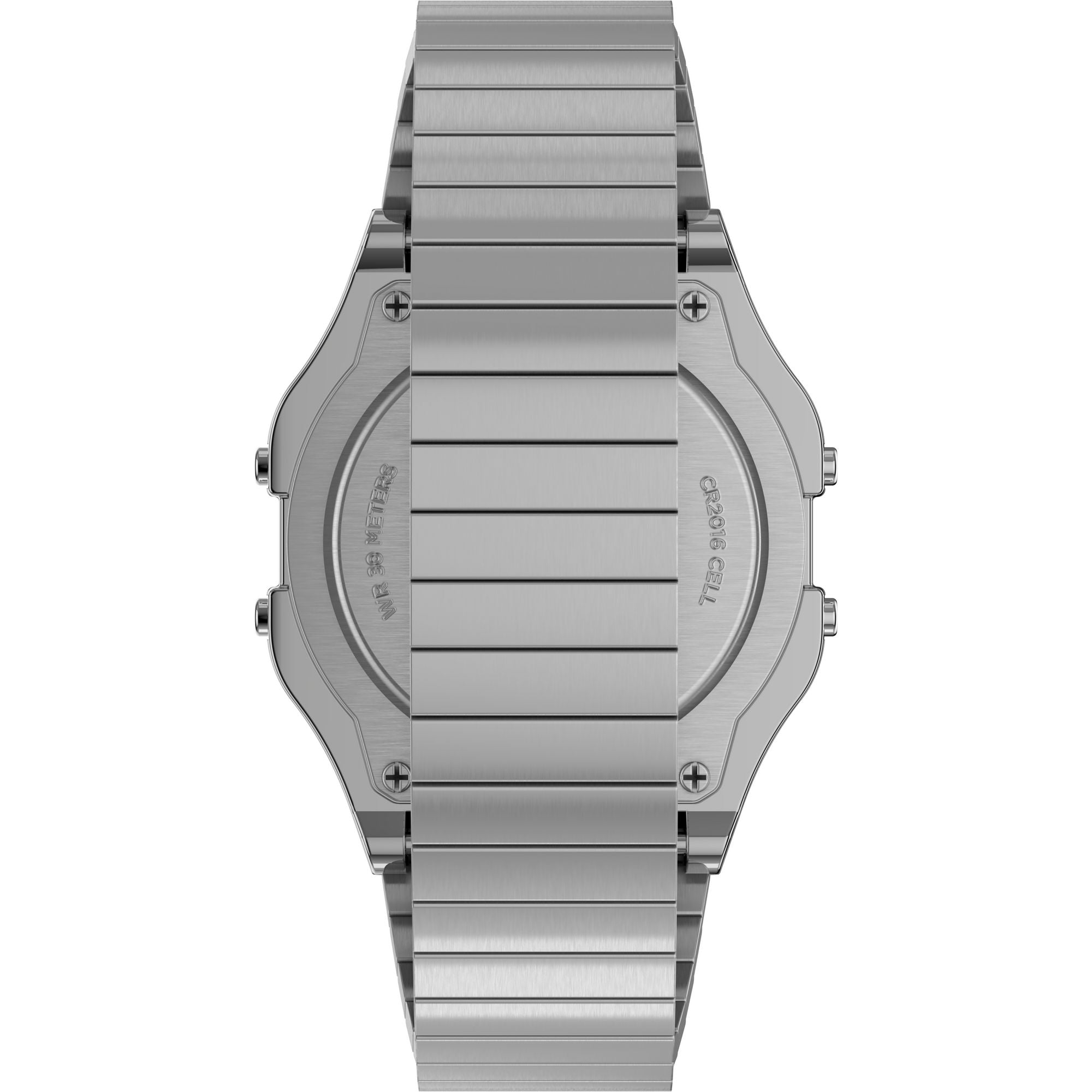 TW2R79100 Reloj Timex T80 Unisex Acero Inoxidable Plateado