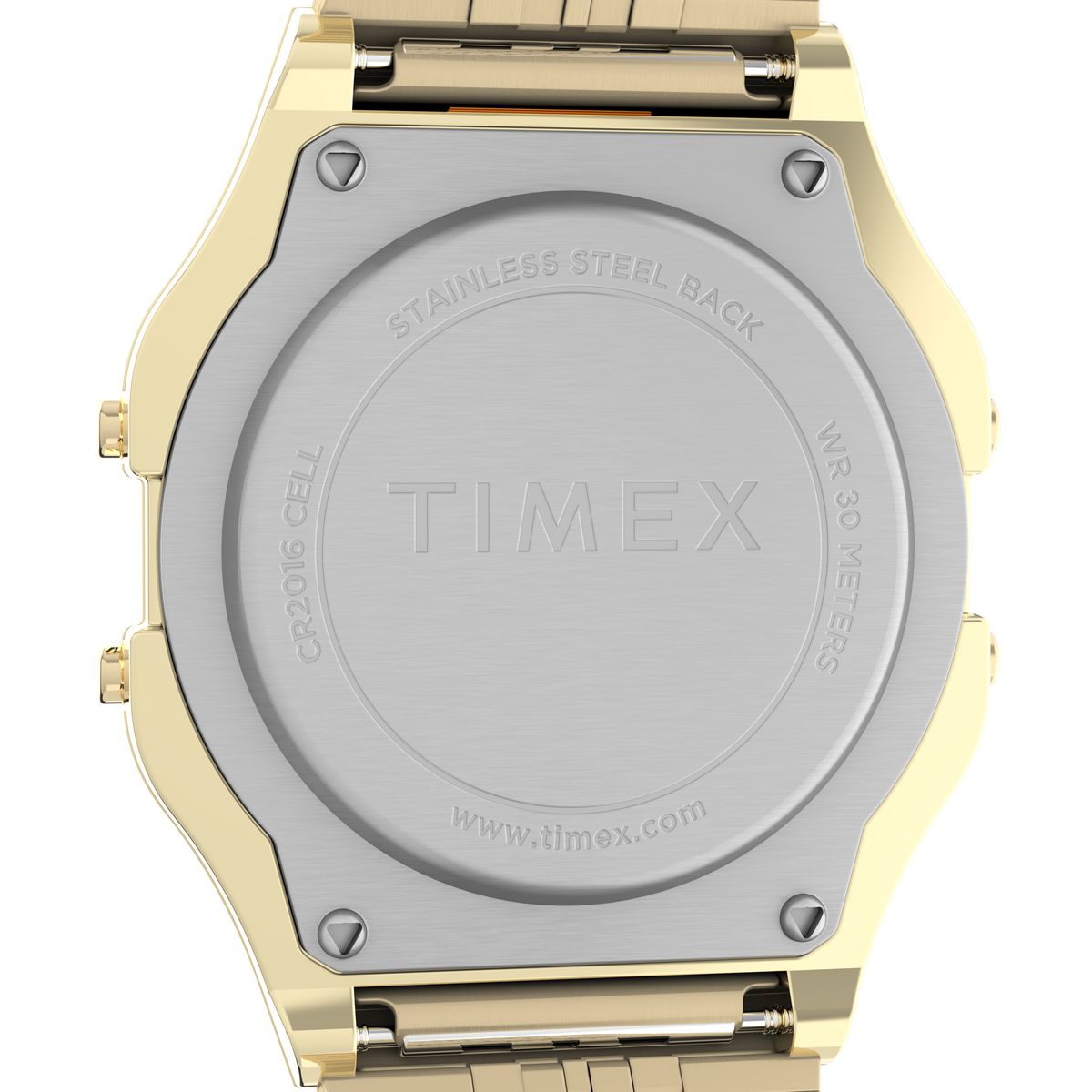 TW2R79200 Reloj Timex T80 Unisex Pulsera Acero Dorado