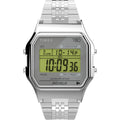 TW2R79300 Reloj Timex T80 Unisex Acero Inoxidable Plateado