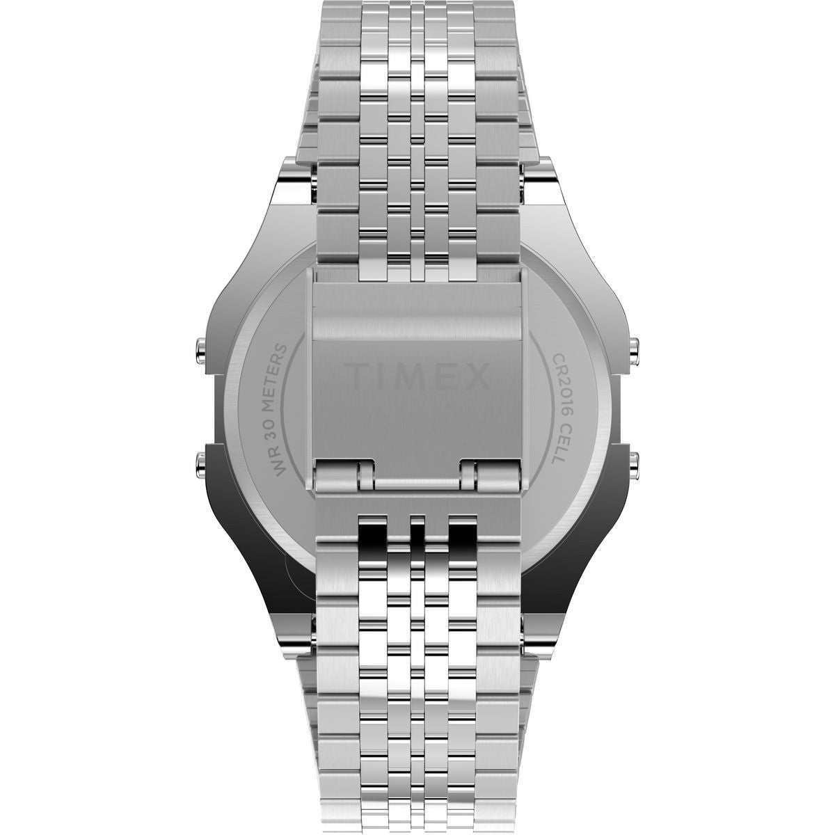 TW2R79300 Reloj Timex T80 Unisex Acero Inoxidable Plateado