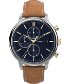 TW2U39000 Reloj Timex Chicago Cronógrafo de hombre correa de piel