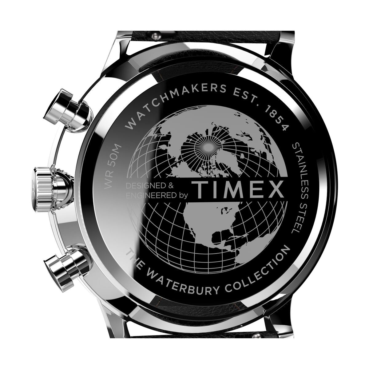 TW2U88300 Reloj Timex Waterbury Hombre Correa Cuero Negro