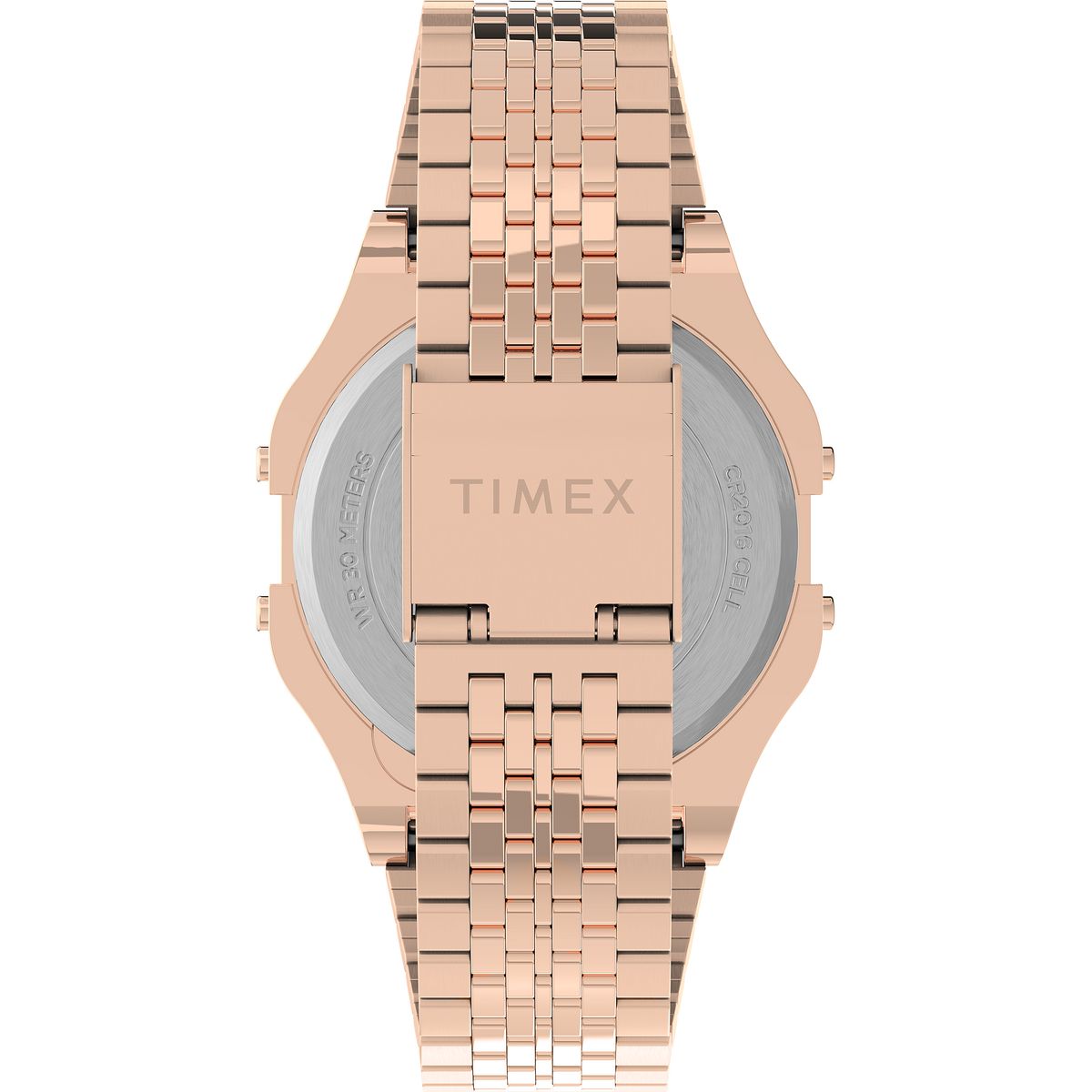 TW2U93600 Reloj Timex T80 Unisex Acero Oro Rosa Azul Verdoso