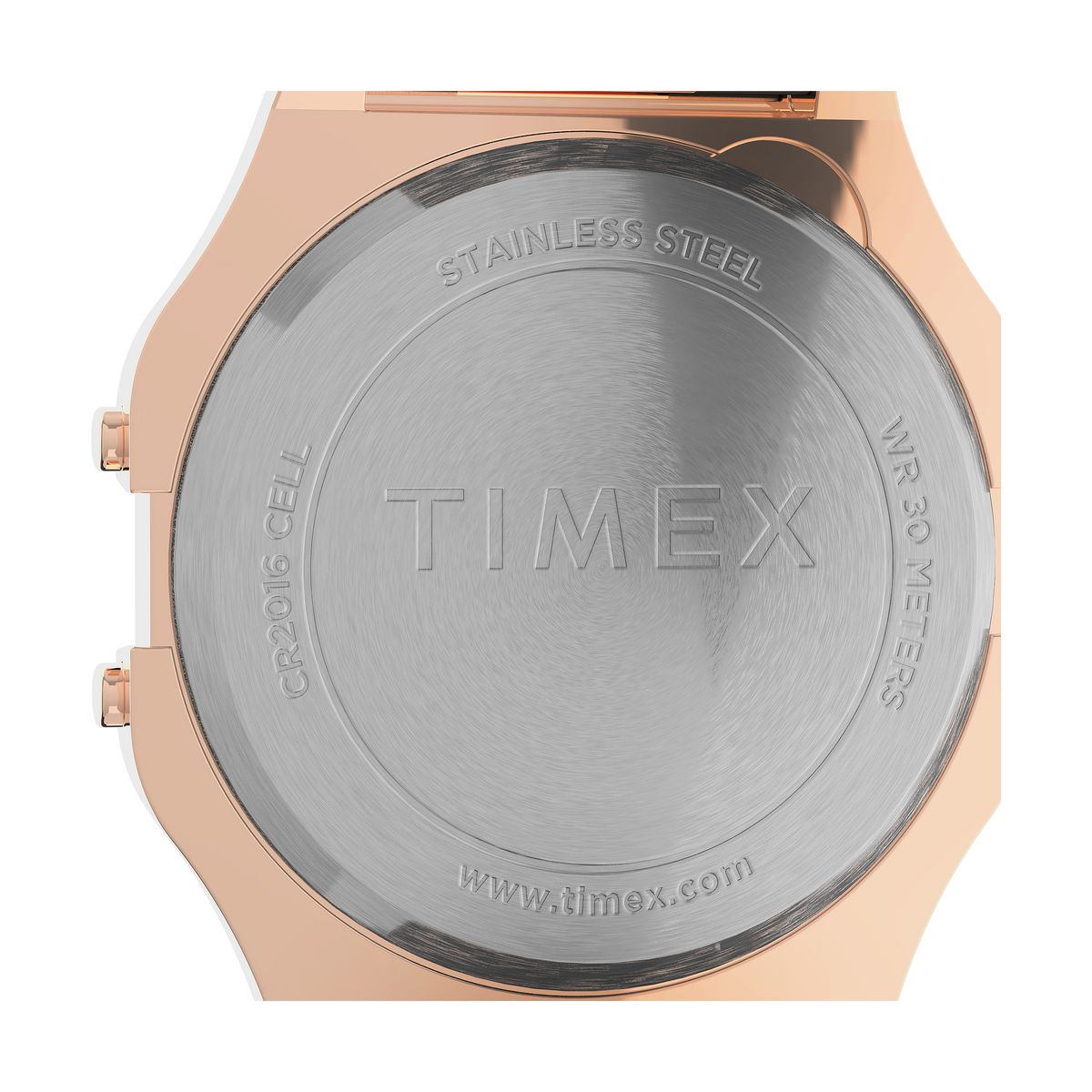 TW2U93600 Reloj Timex T80 Unisex Acero Oro Rosa Azul Verdoso