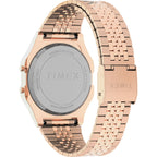 TW2U93600 Reloj Timex T80 Unisex Acero Oro Rosa Azul Verdoso