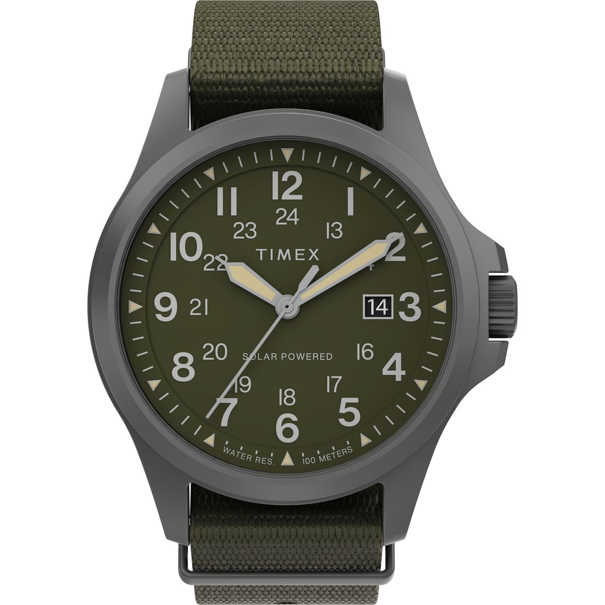 TW2V03700 Reloj Timex Expedition Field Solar de hombre correa de tela - Tela Verde
