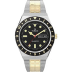 TW2V18500 Reloj Timex Q Reissue Hombre Metal Bicolor Negro