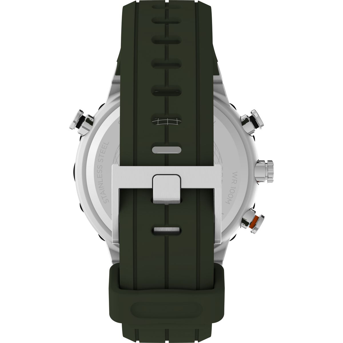 TW2V22200 Reloj Timex Expedition Marea de hombre correa de resina - Resina Verde