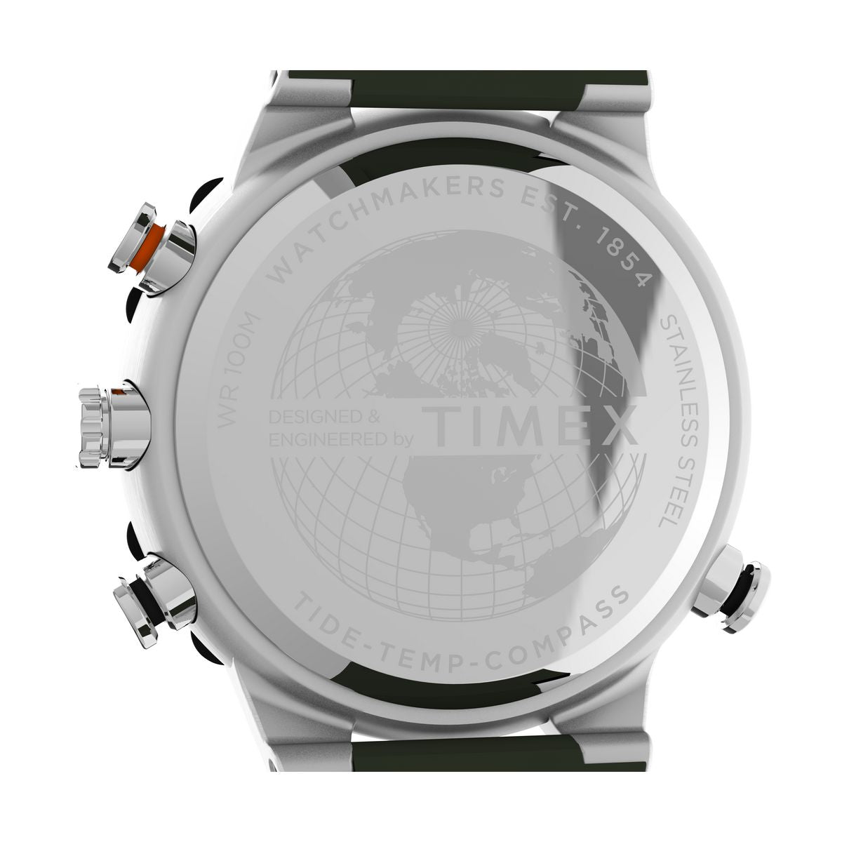 TW2V22200 Reloj Timex Expedition Marea de hombre correa de resina - Resina Verde