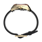 TW2V25400 Reloj Timex Q 1972 Reissue Unisex Dorado Rojo