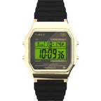 TW2V41000 Reloj Timex T80 Unisex Caja Dorada Correa Resina
